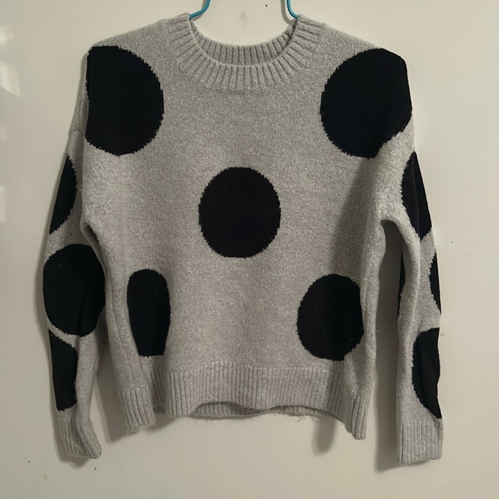 Women’s XL Chelsea & Theodore Polka Dot Sweater